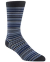 Cole Haan Men's Multi Stripe Crew Socks In Navy