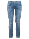 DONDUP DISTRESSED JEANS,10513666