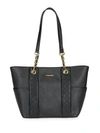 CALVIN KLEIN Saffiano Leather Tote,0400097618274