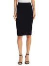 VINCE Fitted Jersey Skirt,0400097420605