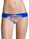 Commando Roses Photo-op Print Thong In Vegas