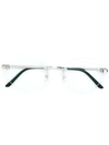 Cartier C Décor Round Glasses In White