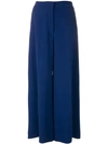 STELLA MCCARTNEY STELLA MCCARTNEY HIGH WAISTED PALAZZO TROUSERS - BLUE,410763SCA0612731122