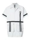 ASTRID ANDERSEN STRIPED CARGO SHIRT,SH03512725980