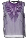 MARC JACOBS TULLE EMBELLISHED TANK TOP,M400721312729539