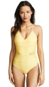 SHOSHANNA PALM SPRINGS EYELET ONE PIECE