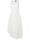SIMONE ROCHA lace trim asymmetric full dress,3712020812710721