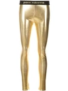 Rabanne Logo Band Jersey Stirrup Leggings