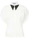 ISSEY MIYAKE bow tie detail shirt,IM11FJ06312697790