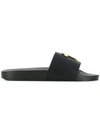 Giuseppe Zanotti Black Briel Vague Slides In Black