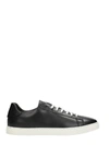 DSQUARED2 NEW TENNIS BLACK LEATHER SNEAKERS,10521337