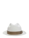BORSALINO SHORT BRIM PANAMA HAT,10521591