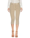 Ermanno Scervino Cropped Pants In Beige
