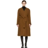 STUDIO NICHOLSON Brown Maselli Robe Coat,SN-180