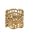 Aurelie Bidermann Lace Bague Gold Ring In Metallic
