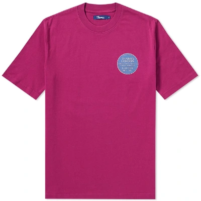 Thames Infinity Plaque Tee In Pink