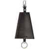 LEMAIRE BLACK TRIANGLE KEYCHAIN,M181AC110 LL064