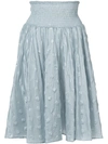 JULIEN DAVID woven spotted skirt,SLS180612538469