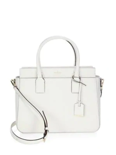 Kate Spade Carter Street Kylie Leather Satchel In White