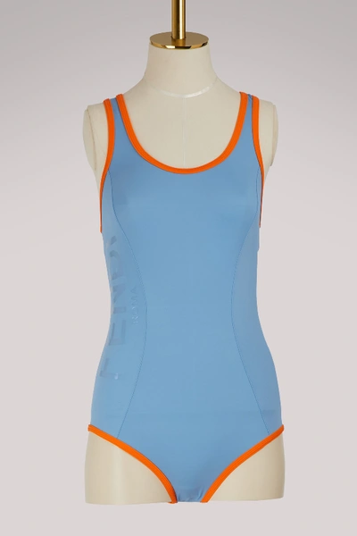 Fendi Neon Detail Swimsuit In F1115