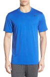 Nike Legend 2.0 Dri-fit Graphic T-shirt In Obsidian/black/matte Silver