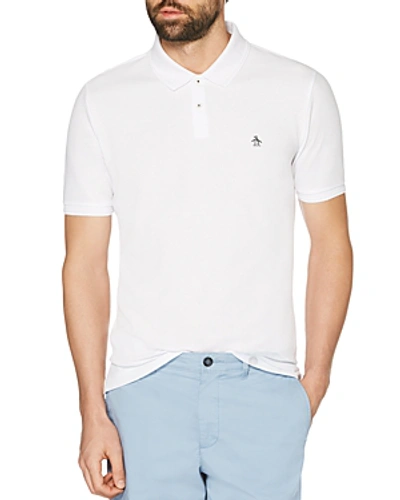Original Penguin Daddy-o Regular Fit Polo Shirt In Bright White