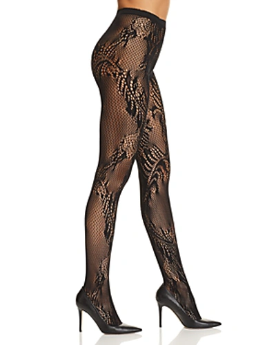 NATORI FEATHER LACE TIGHTS,NAT-200