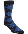 COLE HAAN MEN'S CLASSIC ARGYLE CREW SOCKS