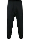 NEIL BARRETT cropped tapered track trousers,BPA83HG08912720949