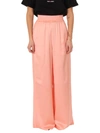 GOLDEN GOOSE PINK SOPHIE WIDE TROUSERS,10521892