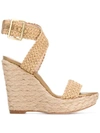 STUART WEITZMAN platform straw sandals,XL8795112699894