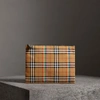 BURBERRY Large Rainbow Vintage Check Pouch,40772331