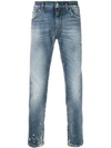 DOLCE & GABBANA distressed slim fit jeans,GYC4CDG8X8912724845