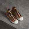 BURBERRY Rainbow Vintage Check High-top Sneakers,40768311