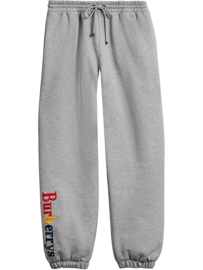 Burberry Archive Logo Jersey Sweatpants In Grey ModeSens