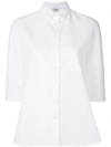 Aspesi Three-quarter Sleeve Shirt In White