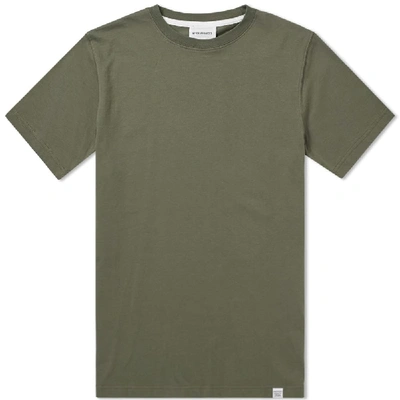 Norse Projects Niels Standard Tee In Green