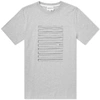 NORSE PROJECTS NORSE PROJECTS NIELS STRIPE SCREEN LOGO TEE,N01-0386-10265