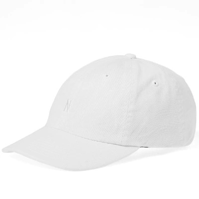Norse Projects White Cotton Twill Cap
