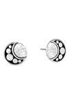 JOHN HARDY HAMMERED DOT STUD EARRINGS,EB30003