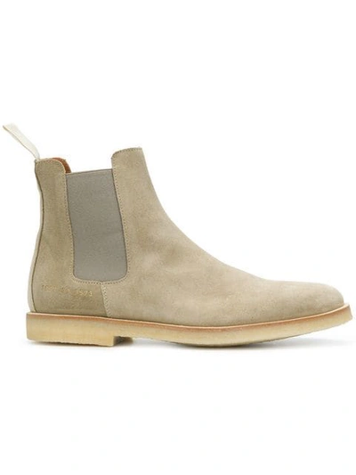 Common Projects Chelsea Boots - Neutrals In Grey