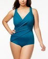 MIRACLESUIT PLUS SIZE REVELE UNDERWIRE TUMMY CONTROL ONE-PIECE SWIMSUIT WOMEN'S SWIMSUIT