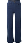 3X1 W4 SHELTER CROPPED FRAYED HIGH-RISE STRAIGHT-LEG JEANS