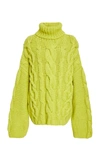 MARINA MOSCONE EXPLODED CABLE KNIT PULLOVER,F196.4031