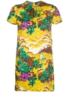 DSQUARED2 FLORAL FITTED DRESS,S72CU0739S4872412476621