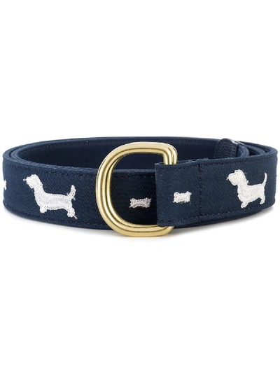THOM BROWNE HECTOR D-RING BELT,MCX028A0315212606521