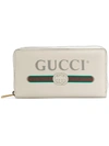 GUCCI gucci print zip around wallet,4963170GCAT12734146