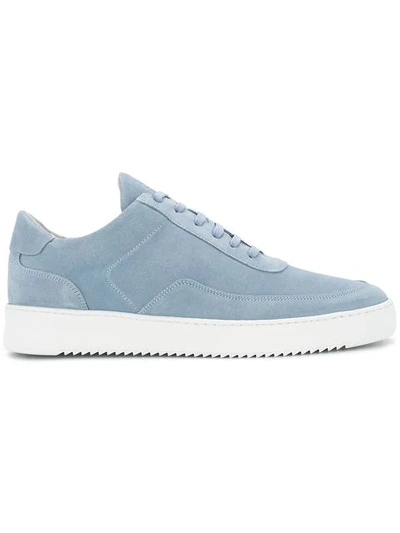 Filling Pieces Low Mondo Ripple Nardo Trainers In Blue