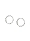 V JEWELLERY V JEWELLERY LUNAS STUD EARRINGS - METALLIC,LUNASTUDSSILVER12714882