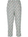 MARNI MARNI FLORAL PRINT TROUSERS - NUDE & NEUTRALS,PAMAO14A00TV61312704453